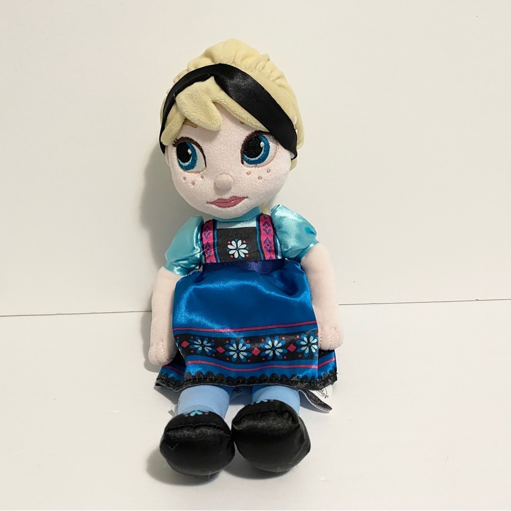 Disney Animators Frozen Elsa Princess Soft Doll Plush Cuddle Toy 12” Stuffed Toy